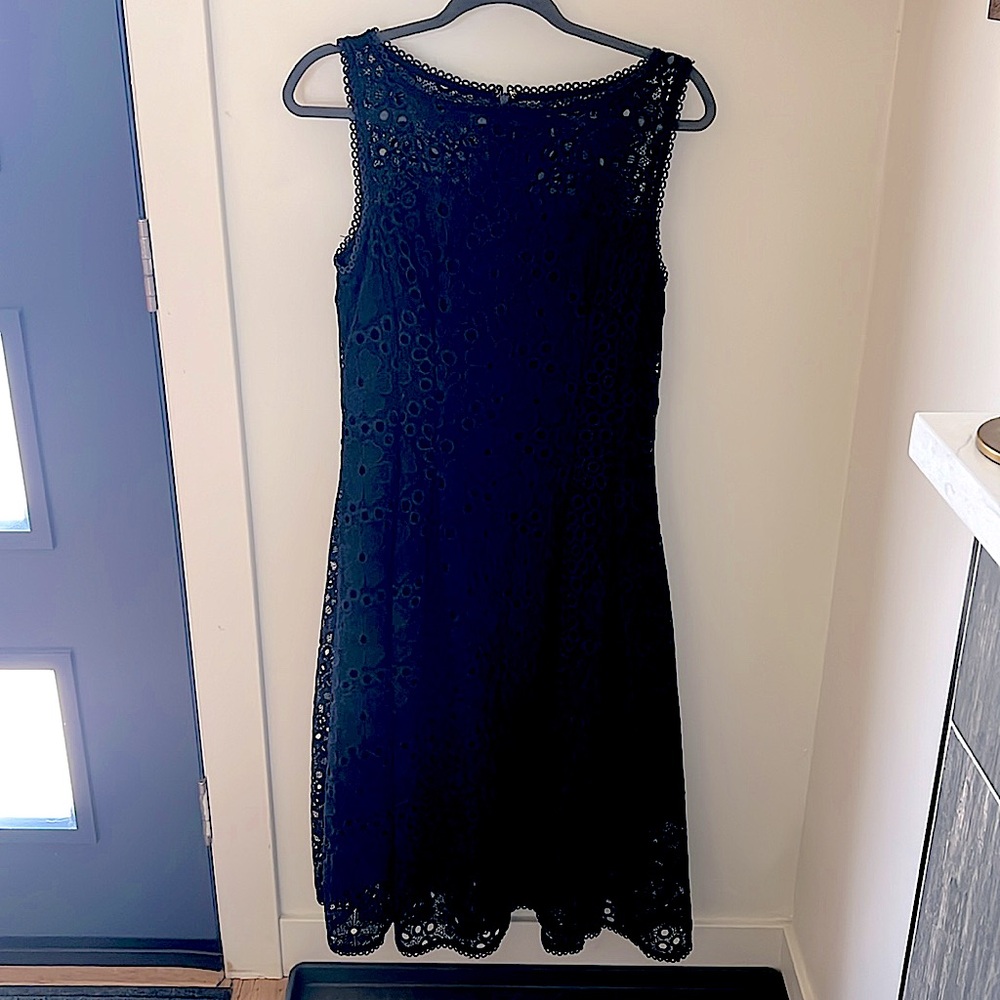 Kate Spade size 10 Navy Lace Dress